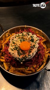 Golden fries topped with savory pastrami, melted cheese, and rich sauce. Crunchy, smoky, and seriously addictive in every bite. | Taste Lab