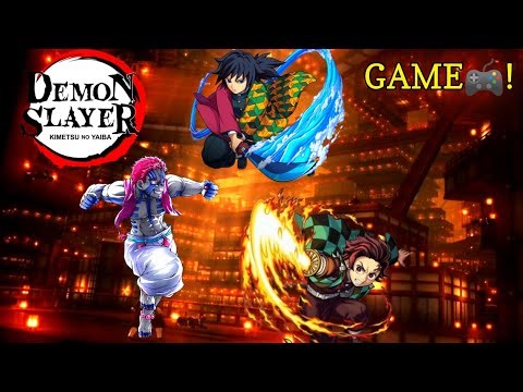 Tanjiro vs Akaza Epic Battle 🔥 Demon Slayer Game Intense Fight 🎮