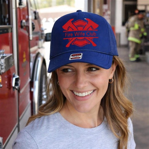 Fire Wife Club Trucker Hat, Firefighter Wife Hat, First Responder Wife Gift, Fire Wife Apparel, Firefighter Family Support Hat - Etsy