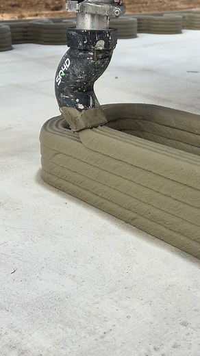 45K views · 651 reactions | Laying concrete beads #SQ4D #3DPrinting #Robotics #Engineering #Technology | SQ4D | Facebook