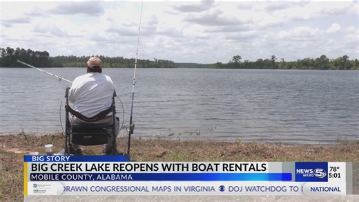 Big Creek Lake in Mobile County has reopened — but with these new rules and restrictions