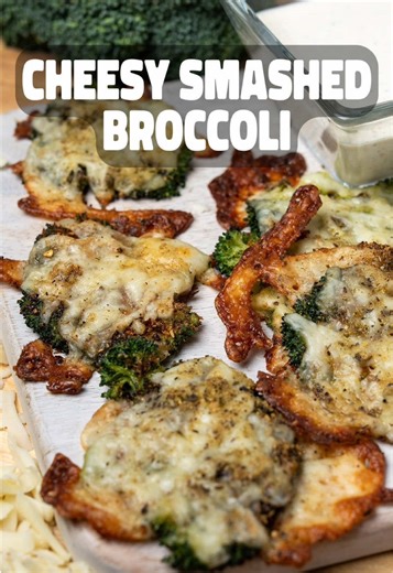 Delicious Smashed Broccoli with Cheese Recipe