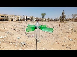 How to make a bottle spinner step by step | Free Energy Wind Spinner from Plastic Bottles