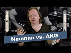 AKG C1000S vs Neumann KM54 acoustic guitar microphone comparison - Panic Song