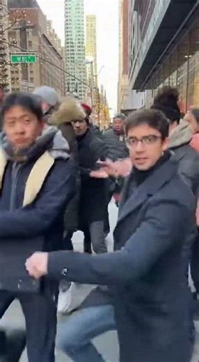 Caught in a Surprise Flash Mob!