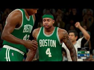 NBA 2K17 Boston Celtics vs Golden State Warriors Full Game Simulation Nation