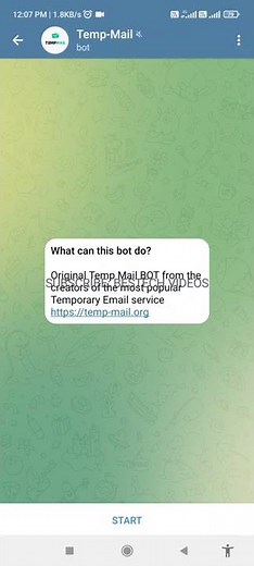 HOW TO CREATE A TEMPORARY EMAIL WITH TELEGRAM BOT