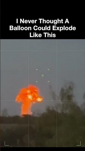Hydrogen Balloon Explodes After Contact With Power Lines | D-OGBL