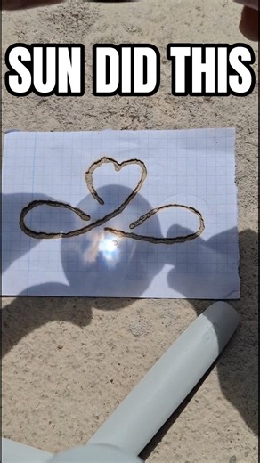 Infinity Love Burned by Sunlight 🔥♾️ | No Ink, Only Sun #shorts