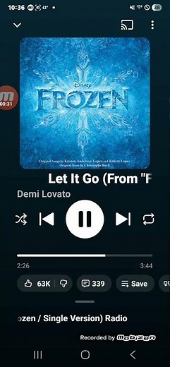 let it go frozen demi lovato backwards