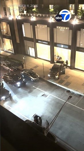 Burglars smash into Louis Vuitton store