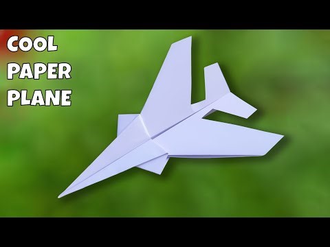 Best origami paper jet easy | Paper Plane | Origami fighter plane easy |origami plane that flies far