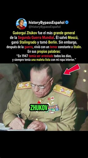 Zhúkov derrotó a Hitler en el campo de batalla… pero no pudo vencer la paranoia de Stalin.