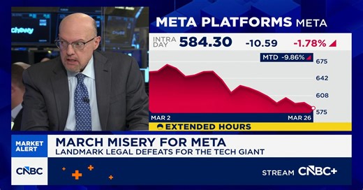 Jim Cramer on Meta's legal defeats: These are buying opportunities