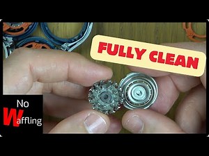 How to FULLY CLEAN Shaver Heads on Philips Series 7000 S7370 - Beginners guide