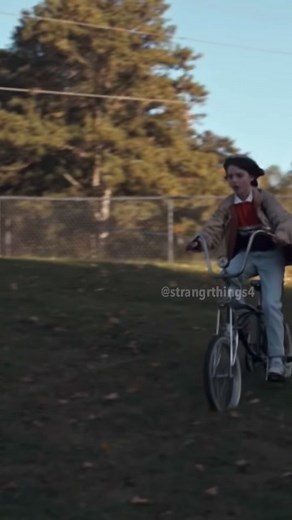he learned how to ride a bike! 😃 #strangerthings #finnwolfhard #fyp | sadie sink