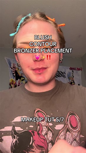 Blush, Bronzer, and Contour Placement Tutorial