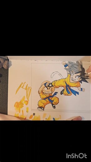 DRAGON BALL draft ~Coloring Start writing 2nd year#dragonballfanart #dragoball #emirisoraaART