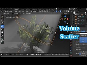 Luz volumetrica en Blender 3.0 - Volume scatter