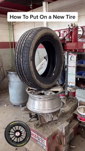 How to Put on a New Tire on a Wheel