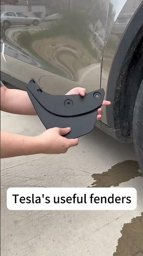 Tesla Mud Flaps for Model 3/Y/S/X (2017-2023) | Splash Guard Protection#tesla #Tesla Mud Flaps
