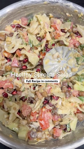 Healthy easy to make sprouts salad