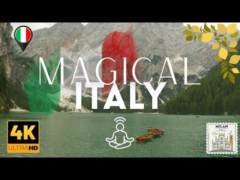 4K Magical Italy: Breathtaking Drone Shots with Calm Music to Relax