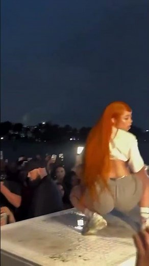 Ice Spice TWERKING while filming a Music Video