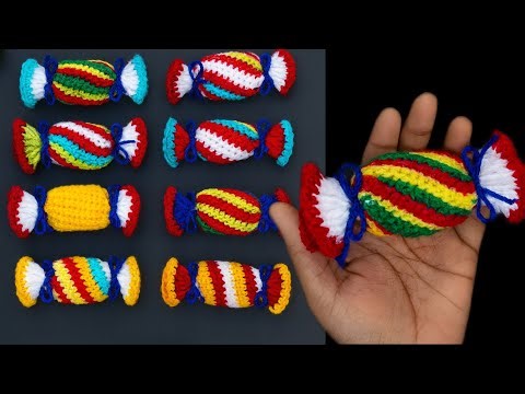 Crochet Christmas Candy Ornament Tutorial for Beginners | Easy Step by Step