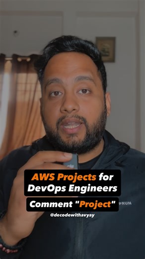 Avyay Pratyush on Instagram: "AWS DevOps Projects🚀 Comment "Project" for the guide Follow @decodewithavyay for more (AWS, AWS DevOps, Amazon web services, DevOps, DevOps Engineer, DevOps Project, AWS project, Trending, Software engineer) #aws #devops #projects #softwareengineering #trending"
