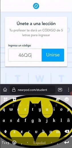 Using your cellphone to join a NEARPOD class students
