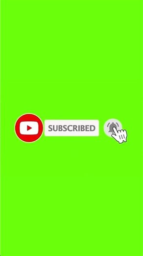 Green Screen Subscribe Button Animation |Green Screen |Button #shorts