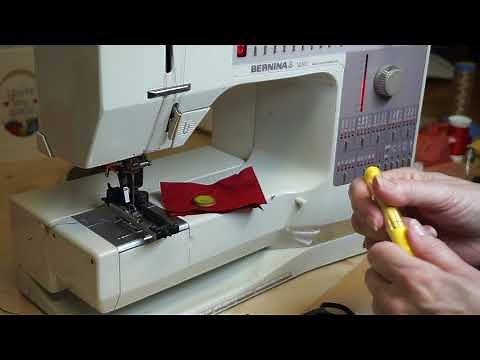 Sewing Buttonholes on the Bernina 1230 sewing machine