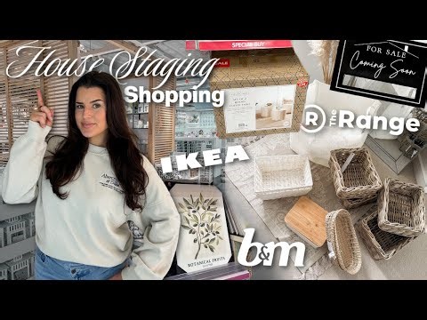 House Shopping 🧺 New In IKEA, B&M & The Range | SELL MY HOUSE WITH ME!