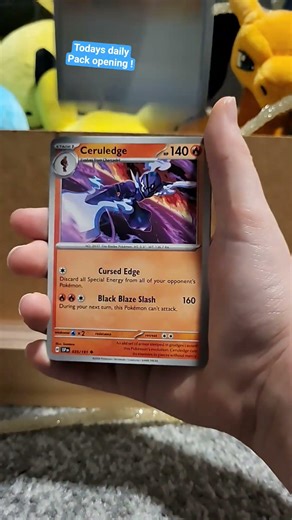 Todays daily pack opening !