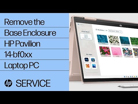 Remove the Base Enclosure | HP Pavilion 14-bf0xx Laptop PC | HP Support