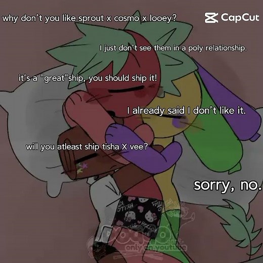 to all sprout x cosmo x looey fans