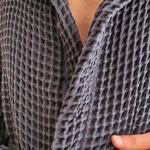 Luxury Cotton Waffle Robe: Water Absorbent Bathrobe - Etsy
