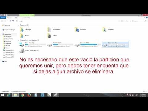 Como unir las particiones de un disco duro (Fácil)
