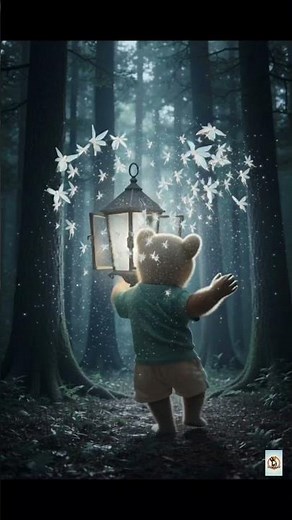 “The Bear and the Moonlit Miracle | Magical Forest Story | Heartwarming Adventure”