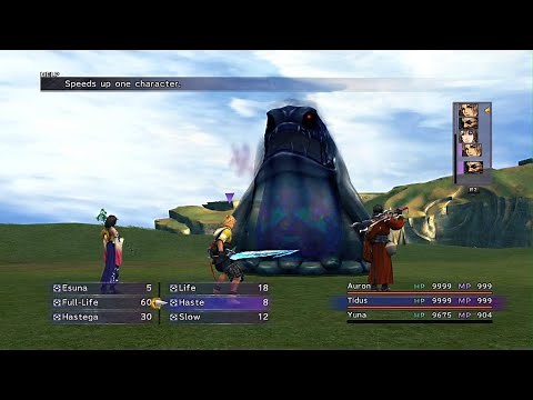 Crappy Gaming #7: Jumbo Flan easy battle on Final Fantasy X/X-2 HD Remaster