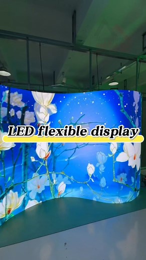 LED flexible display screen #ledscreen #leddisplay #leds #ledwall #factory #sourcefactory | MST LED display