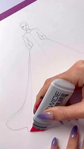 Valentino 💕 #valentino #fashionillustration #asmr #copicmarkers | Holly Nichols Illustration