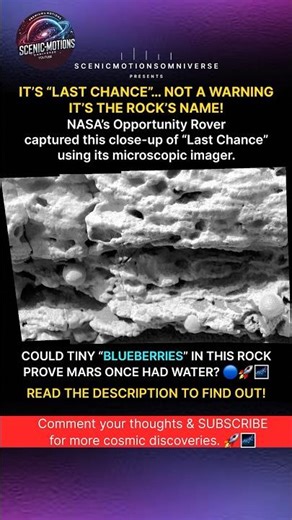 Mars “Blueberries” Found! Opportunity Rover’s Last Chance Rock Reveals Ancient Water