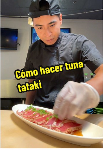 Cómo hacer tuna tataki #torch #fish #tuna #chef #josomaki