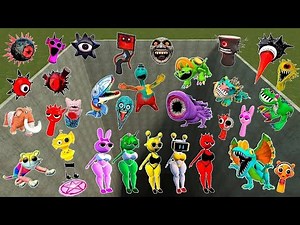 💥 BIG HOLE NEW POPPY PLAYTIME 4 / MISS SPRUNKI FAMILY MR SUN TREE COMPUTER SPARTAN KICKING in Gmod !