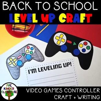 Beginning of Year Craft | Video Games Controller Craft | End of Year Activity