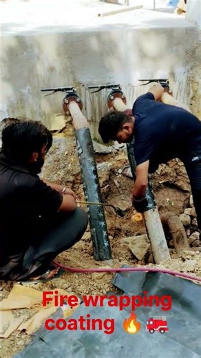 #videofire system wrapping #coating🔥🚒