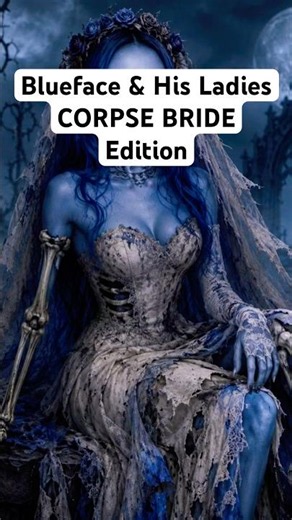 Blueface & His Ladies - Corpse Bride! #blueface #shorts #reels #ai #edit #like #cute #love #lol 🤡
