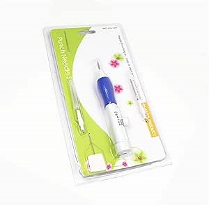 AROYEL Magic Embroidery Pen Punch Needles, 3 Size Adjustable Punch Needle Stitching Kit Rug Yarn Needle Embroidery Pen Felting Threader Needles Beginners Beginner